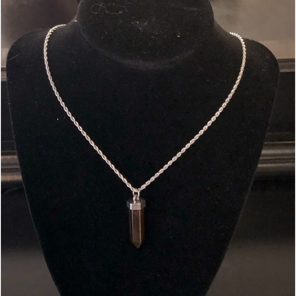 Tiger Eye Pendant Fashion Necklace